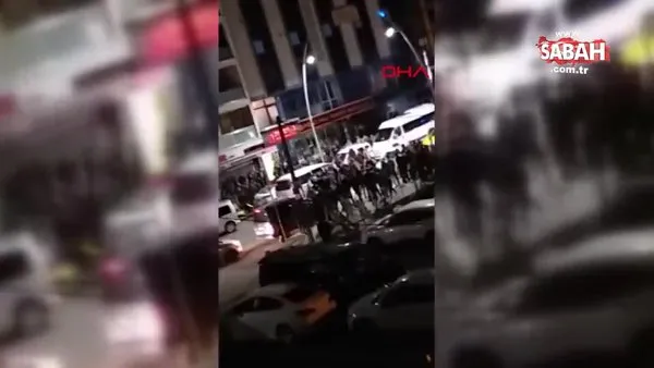 İstanbul Sultangazi'de düğündeki 'Takı kavgası' caddede tekme tokat böyle devam etti |Video