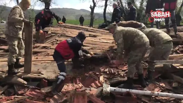 Kırklareli’nde ağıl çöktü: 1 çoban yaralandı, 40 hayvan telef oldu | Video