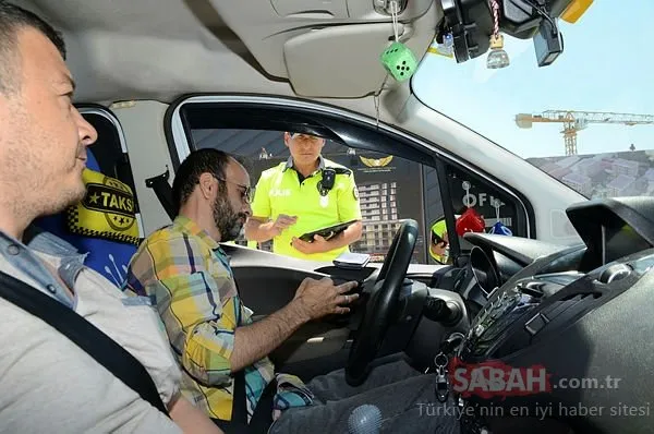 81 ilde taksi denetimi yapıldı! Bin 551 taksi şoförüne para cezası…