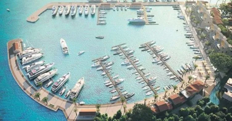 Karadağ’daki marina Türkler’e emanet