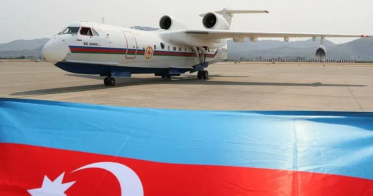 Son dakika: Yangın söndürme gücü genişliyor! Azerbaycan’dan gelen amfibi uçak Dalaman Havalimanı’na indi