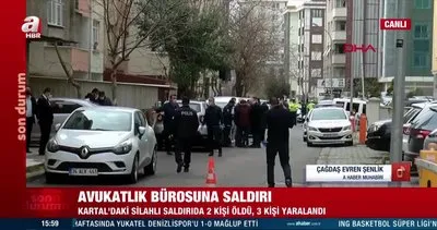 SON DAKİKA: İstanbul Kartal’da avukatlık bürosuna silahlı saldırı: 2 ölü! Olay yerinden ilk görüntüler...