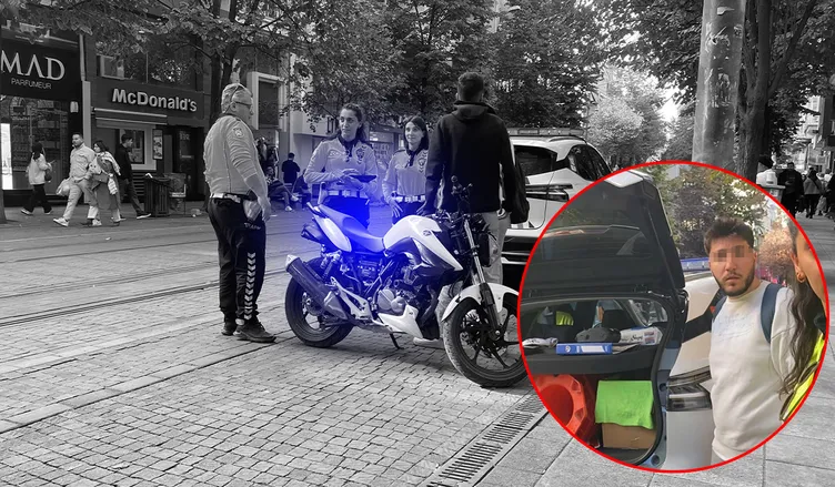 Hem polisten kaçtılar hem de muhabire tehditler savurdular: Dayak atarım sana…