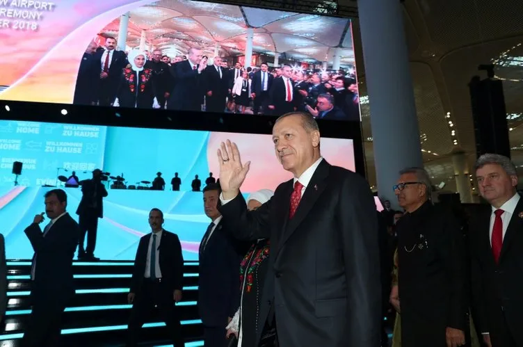 Başkan Erdoğan yeni havalimanının açılışını gerçekleştirdi