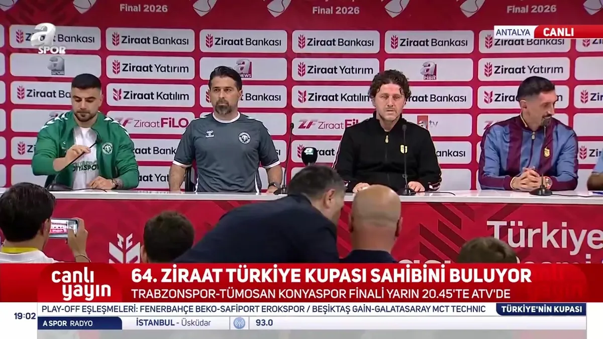 Fatih Tekke ve İlhan Palut’tan dev final öncesi ortak açıklamalar! videosunu izle Fatih Tekke ve İlhan Palut’tan dev final öncesi ortak açıklamalar! videosunu izle