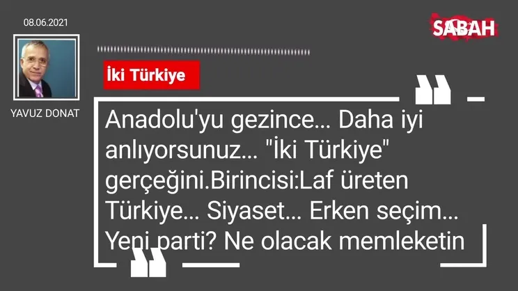 Yavuz Donat | İki Türkiye