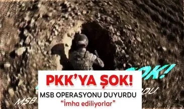 MSB’den son dakika açıklaması: Komandolar PKK mevzilerini imha ediyor!