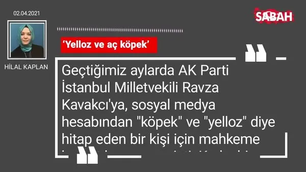 Hilal Kaplan | ‘Yelloz ve aç köpek’