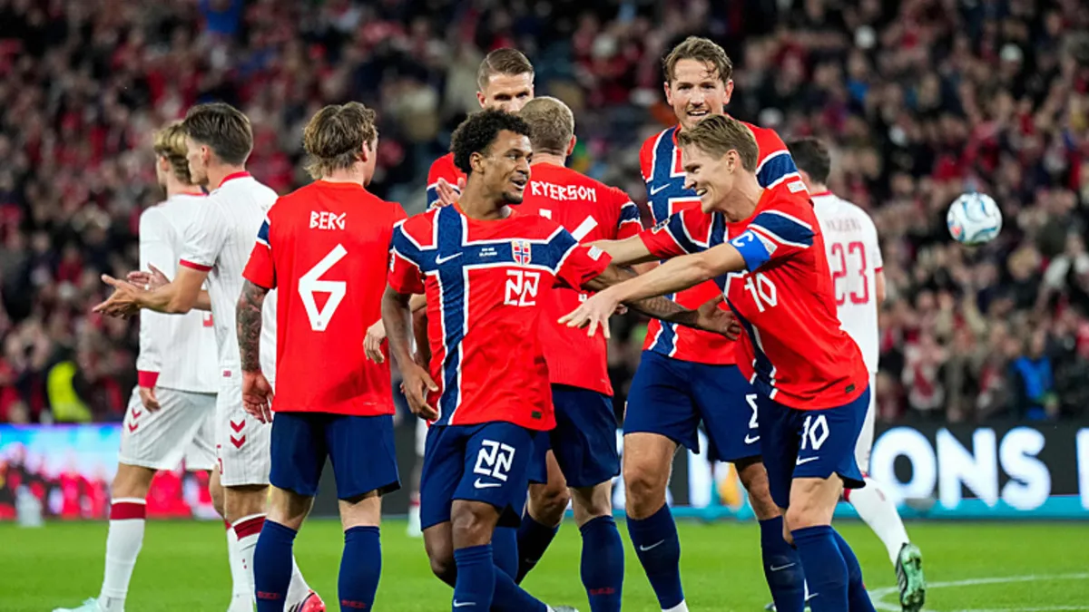 Norveç, 5 gollü maçta Danimarka’ya takılmadı! (Maç özeti)