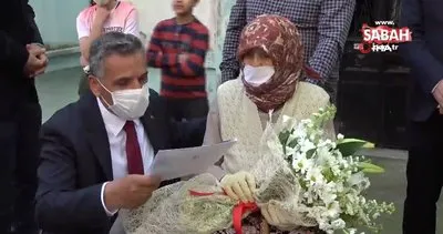 Samsun Valisi Kaymak’dan 122 yaşındaki kadına 10 Mayıs ’Anneler Günü’ ziyareti | Video