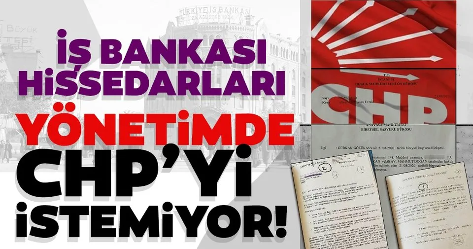 is bankasi hissedarlari chp yi banka