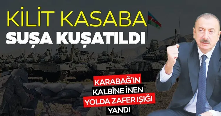 Kilit kasaba Suşa kuşatıldı