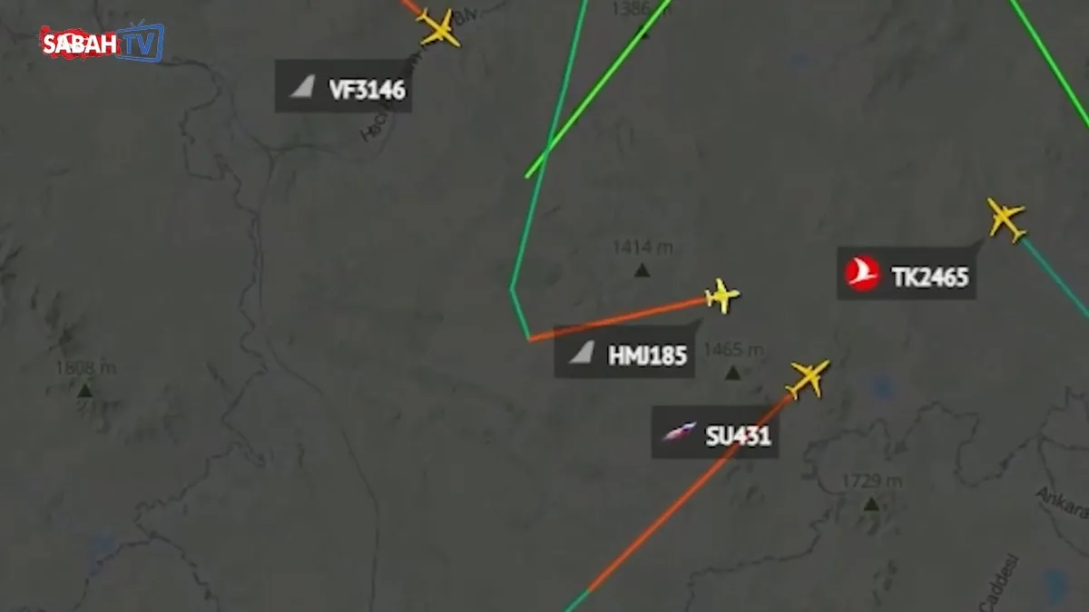 MSB, Libya heyetini taşıyan uçağın radar izini paylaştı | Video videosunu izle MSB, Libya heyetini taşıyan uçağın radar izini paylaştı | Video videosunu izle
