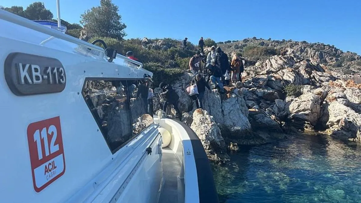 Muğla'da 41 düzensiz göçmen yakalandı