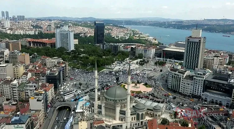 Taksim Camii bugün ibadete açıldı! Başkan Erdoğan 27 yıl önce yerini böyle göstermişti