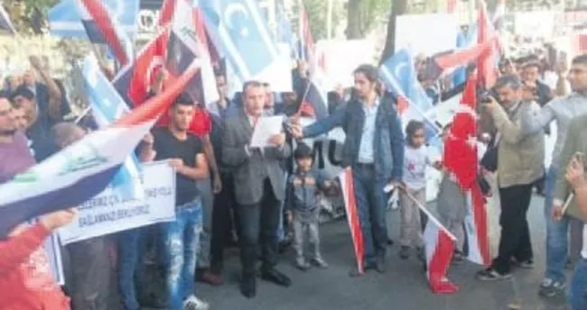 Iraklı Türkmenlerden Musul protestosu