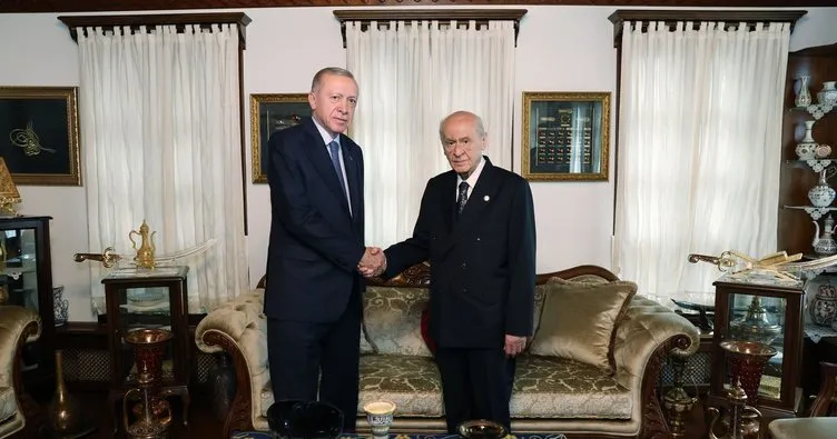SON DAKİKA: Başkan Erdoğan ve Devlet Bahçeli’den önemli görüşme