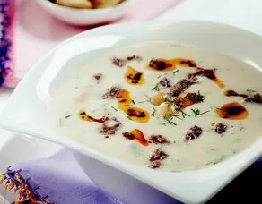 Kremalı Köz Patlıcan Çorbası Tarifi