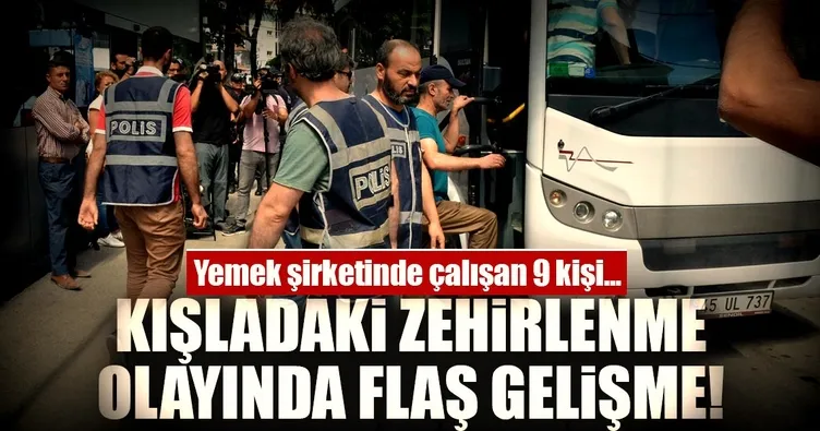Kışladaki zehirlenme olayında flaş gelişme!