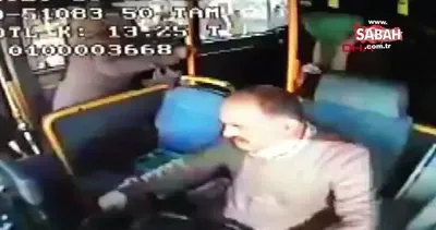 Otobüs şoförü ’yol verme’ kavgasında darp edildi | Video