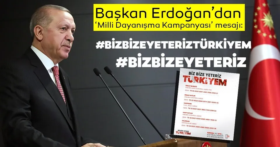 Son dakika: Başkan Erdoğan'dan 'Biz bize yeteriz Türkiyem' paylaşımı
