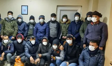 21 düzensiz göçmen yakalandı