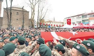 Şehit özel harekât polisine son veda