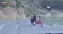 Telef olduğu iddia edilen köpeği motosikletle sürüklediler | Video