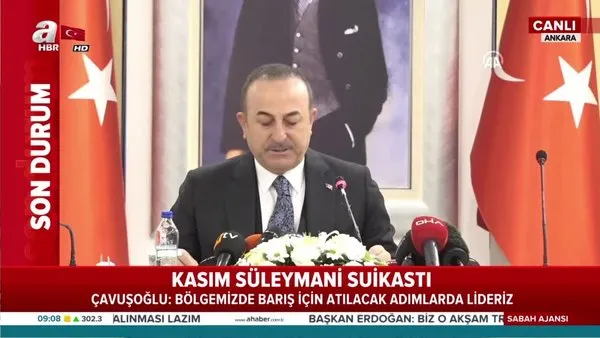 Bakan Çavuşoğlu'ndan Kasım Süleymani açıklaması