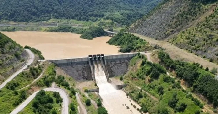 Bartın’da Kirazlıköprü Barajı’ndan kontrollü su bırakılıyor