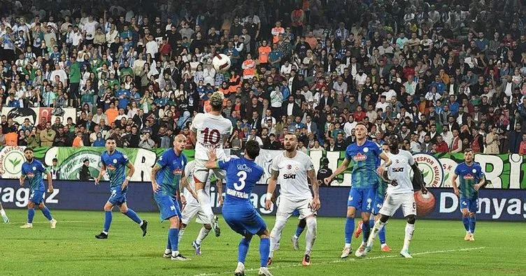 Galatasaray Rizespor’u deplasmanda mağlup etti