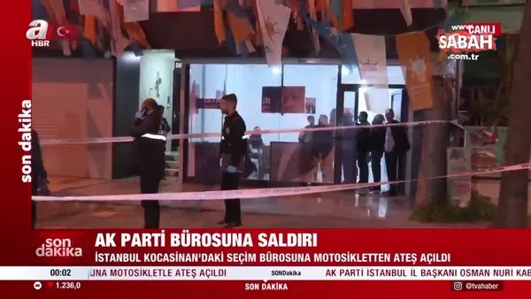SON DAKİKA | AK Parti'nin Bahçelievler'deki bürolarına silahlı saldırı! Önceli Kocasinan ardından Kuleli hedef alındı | Video