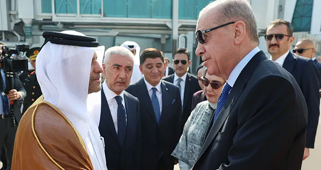 Başkan Recep Tayyip Erdoğan Katar’da
