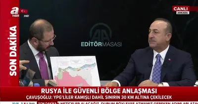 İşte güvenli bölgenin haritası... Dışişleri Bakanı Mevlüt Çavuşoğlu, mutabakatın detaylarını canlı yayında açıkladı!