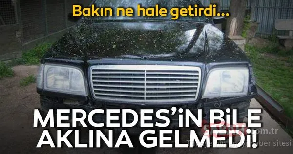Mercedes'in bile aklına gelmedi! Bakın ne hale getirdi...