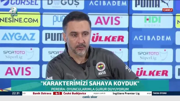 Vitor Pereira'dan galibiyet yorumu! 