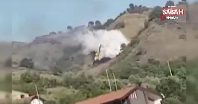İtalya’da yangın söndürme uçağı düştü: 2 ölü | Video