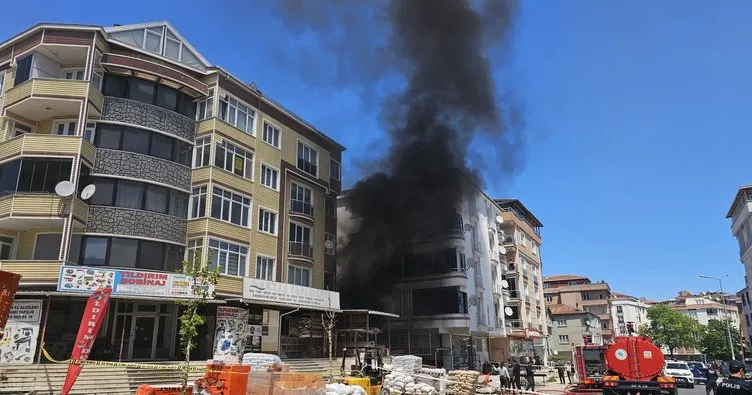 Çerkezköy’deki yangında korku dolu anlar!