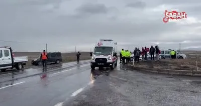 Nevşehir’de çileri taşıyan kamyonet ile otomobil çarpıştı: 9 Yaralı | Video