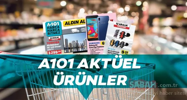 A101 aktüel ürünler 12 Aralık kataloğu!
