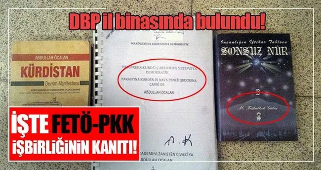 DBP il binasında Öcalan ve Gülen’in kitabı bulundu