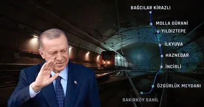 İstanbul’a hizmet sınır tanımıyor! Bakırköy-Kirazlı Metro Hattı hizmete alınıyor! Başkan Erdoğan açılışını yapacak