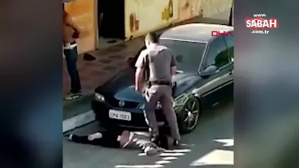 Brezilya'da polis şiddeti kamerada | Video