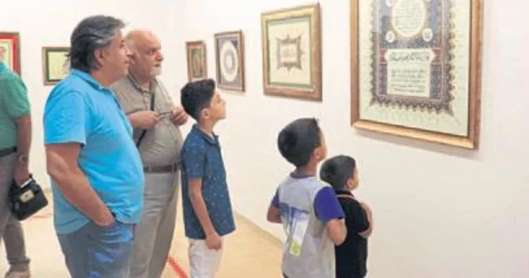 Gaziantep’te minyatür, tezhip ve ebru sergisi