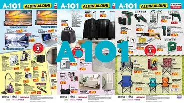 A101 AKTÜELDE BU HAFTA! 21 Ağustos Perşembe A101 aktüel fırsatlarında: tost makinesi, valiz çeşitleri, matkap seti...