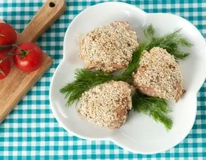 Susamlı Ballı Fırında Tavuk