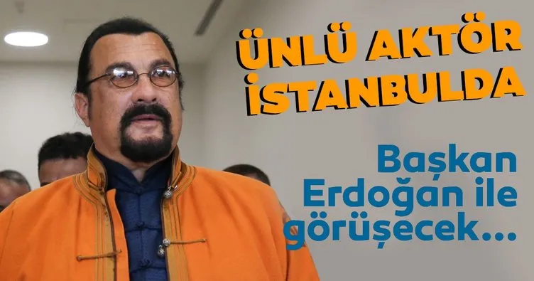 Abd’li ünlü aktör istanbul’a geldi; Başkan Erdoğan ile görüşecek...