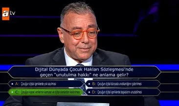 Milyoner’den çocuk hakları ile ilgili dikkat çekici soru!
