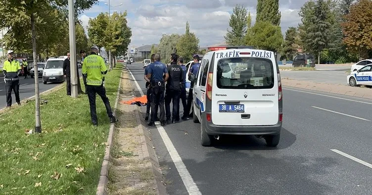 Kayseri’de kahreden olay: Hafif ticari aracın çarptığı yaya öldü!