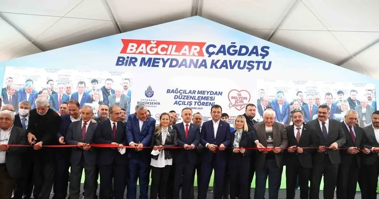 Bağcılar Meydanı’nın açılışı yapıldı